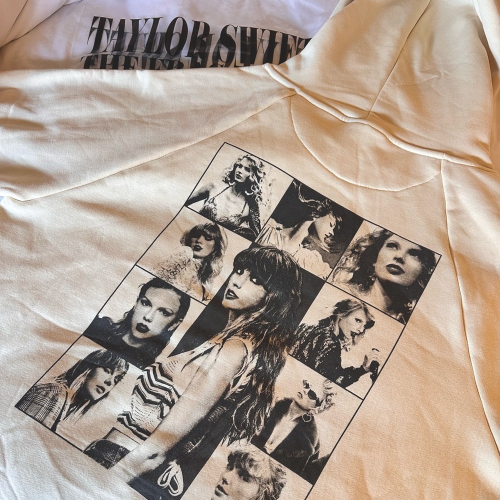 Taylor Swift Eras Tour XL Cream Hoodie